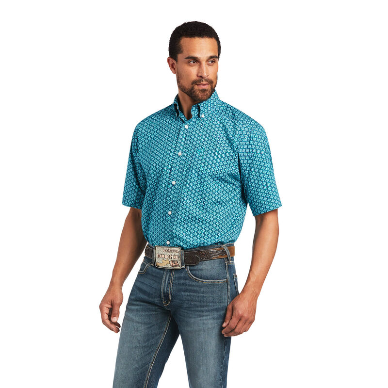 Ariat Hemden Herren - Izan Classic Fit Blau ( BKMVS-2378 )